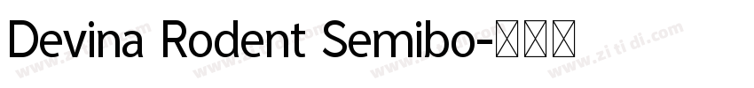 Devina Rodent Semibo字体转换